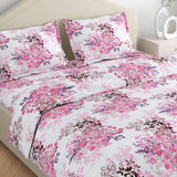 Greek Garden Romance 100% Cotton Double Bedsheet, 186 TC