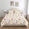 Maison Fleur All-Season Double Microfiber Bedsheet- Yellow, Red