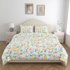 Chateau Luxe All-Season Double Microfiber Bedsheet- White, Blue
