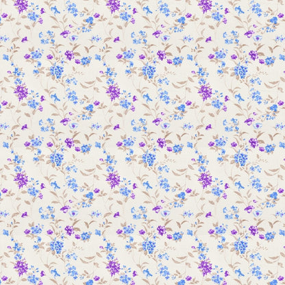 Nordic Haven All-Season Double Microfiber Bedsheet- Purple, White