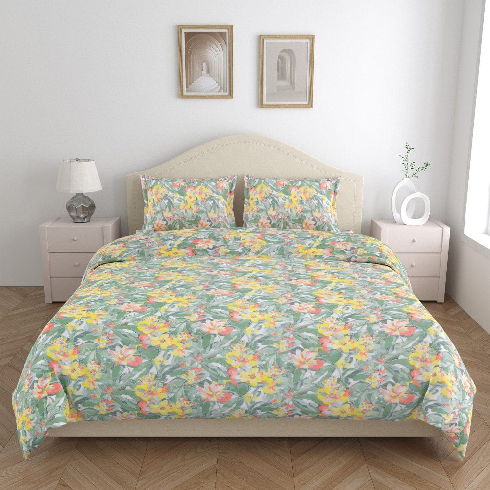Ultra Soft Feel Bedsheet Set, Multicolor Bloomshroud Print