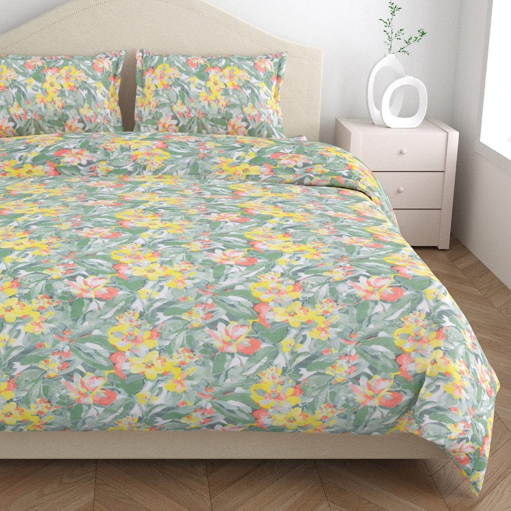 Ultra Soft Feel Bedsheet Set, Multicolor Bloomshroud Print