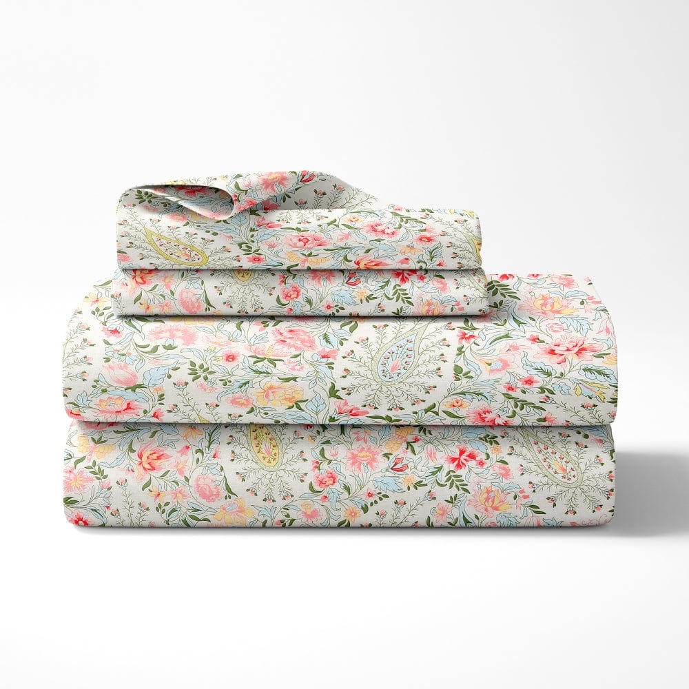 Ultra Soft Feel Bedsheet Set, Multicolor Fleuriscent Print