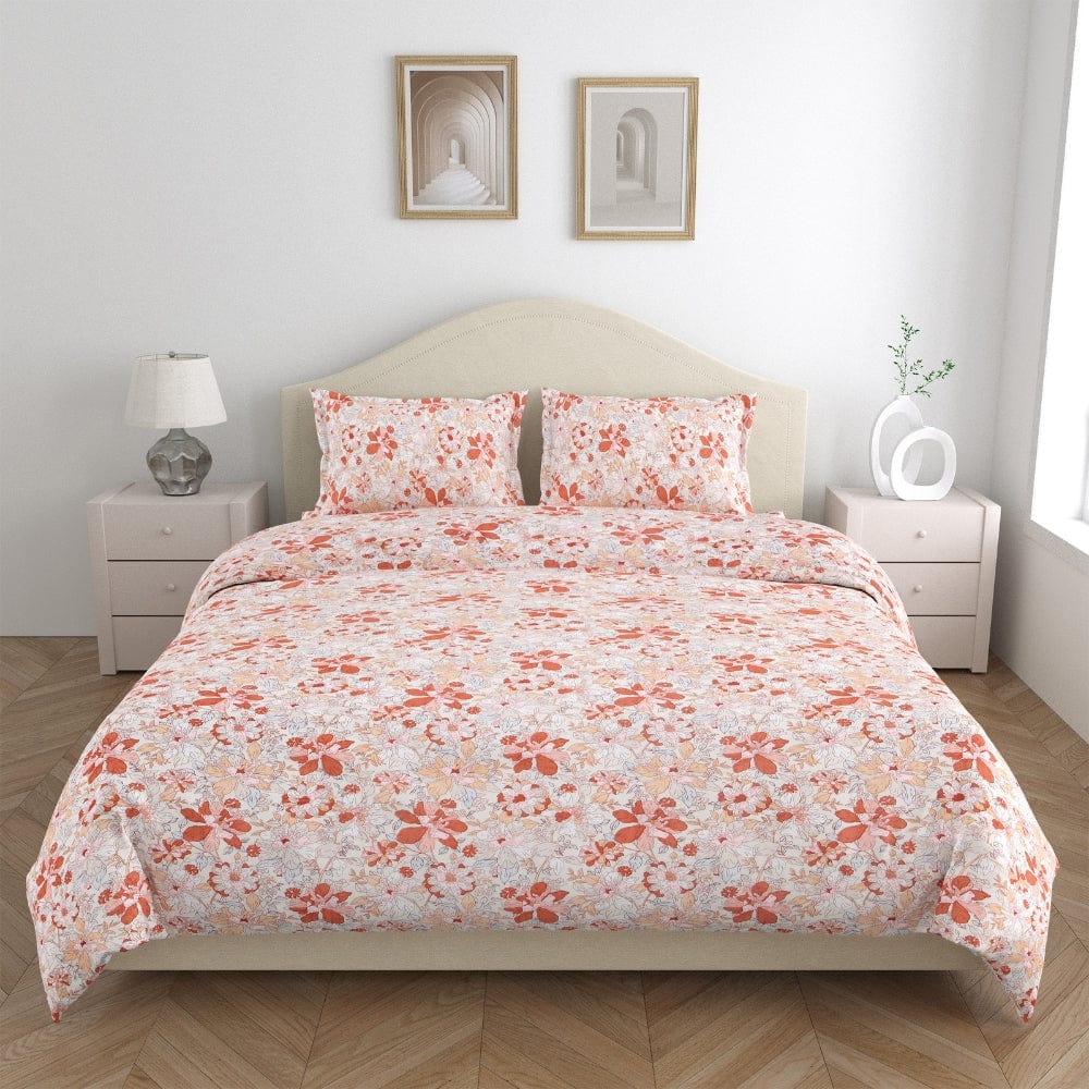 Ultra Soft Feel Bedsheet Set, Multicolor Lumenflora Print