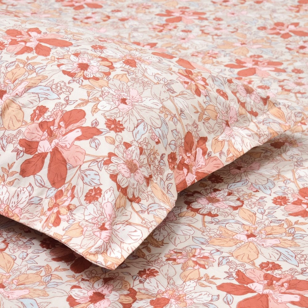Ultra Soft Feel Bedsheet Set, Multicolor Lumenflora Print
