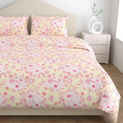 Ultra Soft Feel Bedsheet Set, Pink Petaluxe Drift