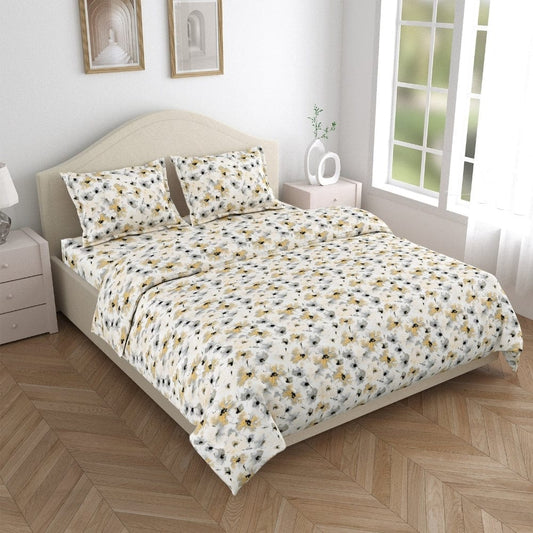 Ultra Soft Feel Bedsheet Set, Yellow Virelle Bloom