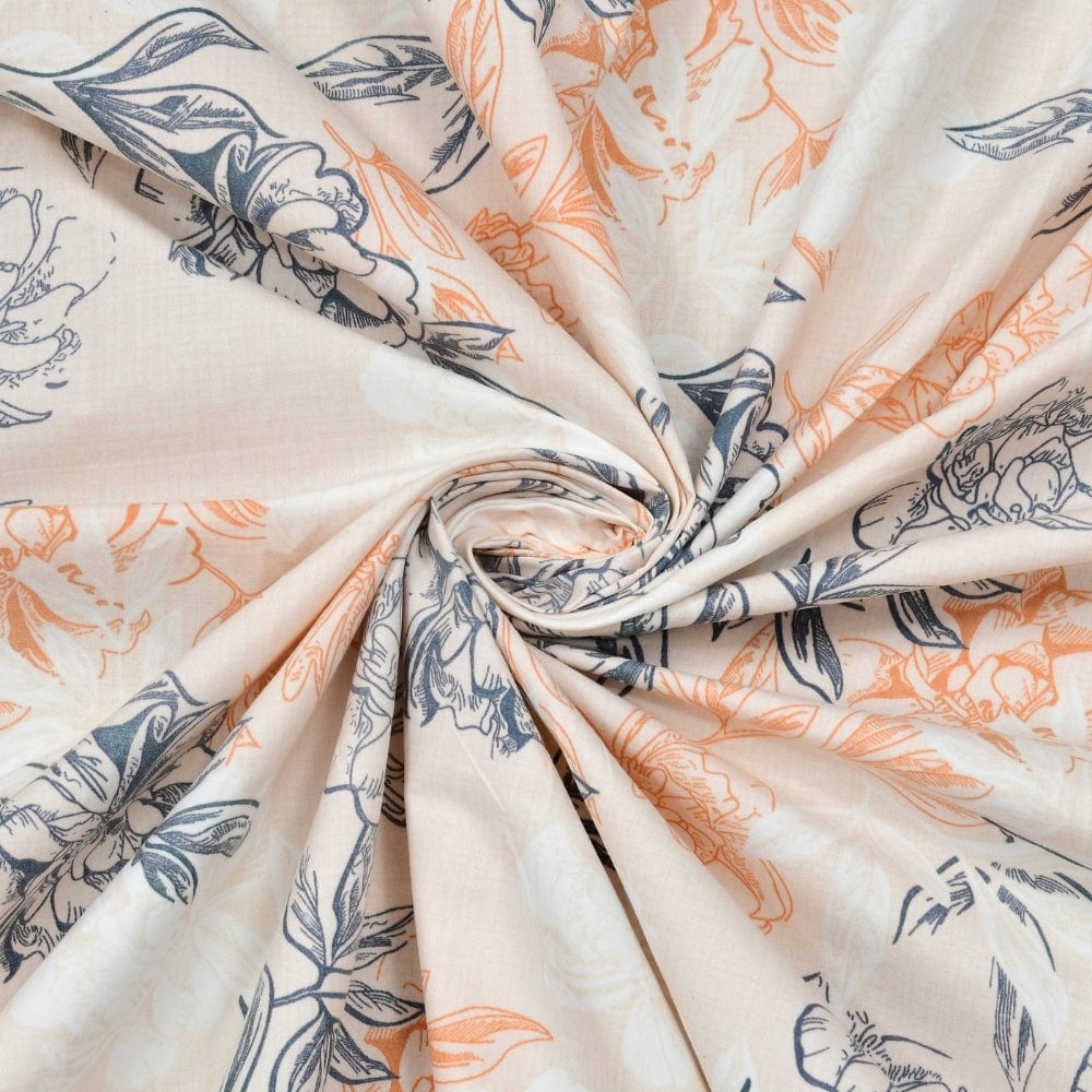 Ultra Soft Feel Bedsheet Set, Beige Verdelique Design