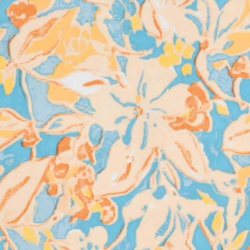 Bloom Soiree Ultra Soft Single Flat Microfiber Bedsheet, Multicolor