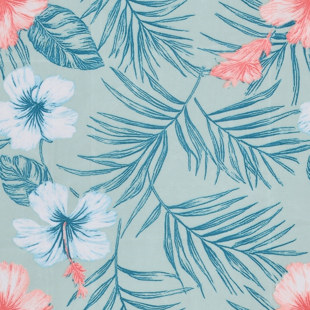 Celestial Garden Ultra Soft Single Flat Microfiber Bedsheet, Blue