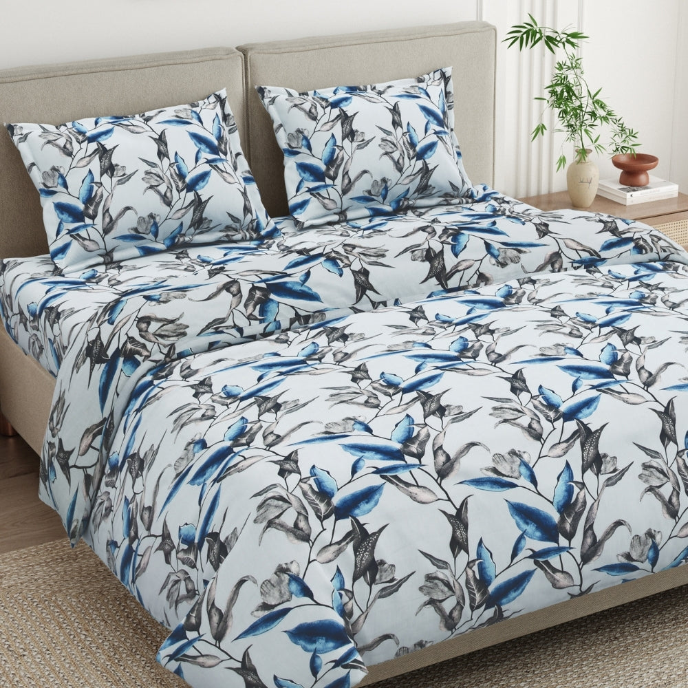 Florence Grove 100% Cotton Double Flat Bedsheet, 144 TC