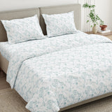 Luna Rose 100% Cotton Double Size Bedsheet, 300 TC
