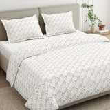 Velvet Canopy 100% Cotton King Size Bedsheet, 300 TC