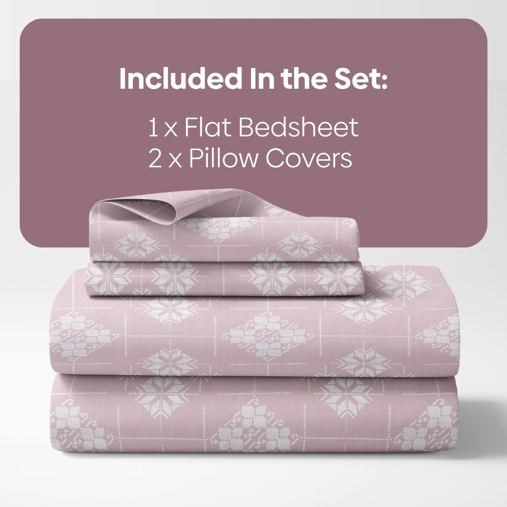 Opal Harmony 100% Cotton Double Size Bedsheet, 300 TC