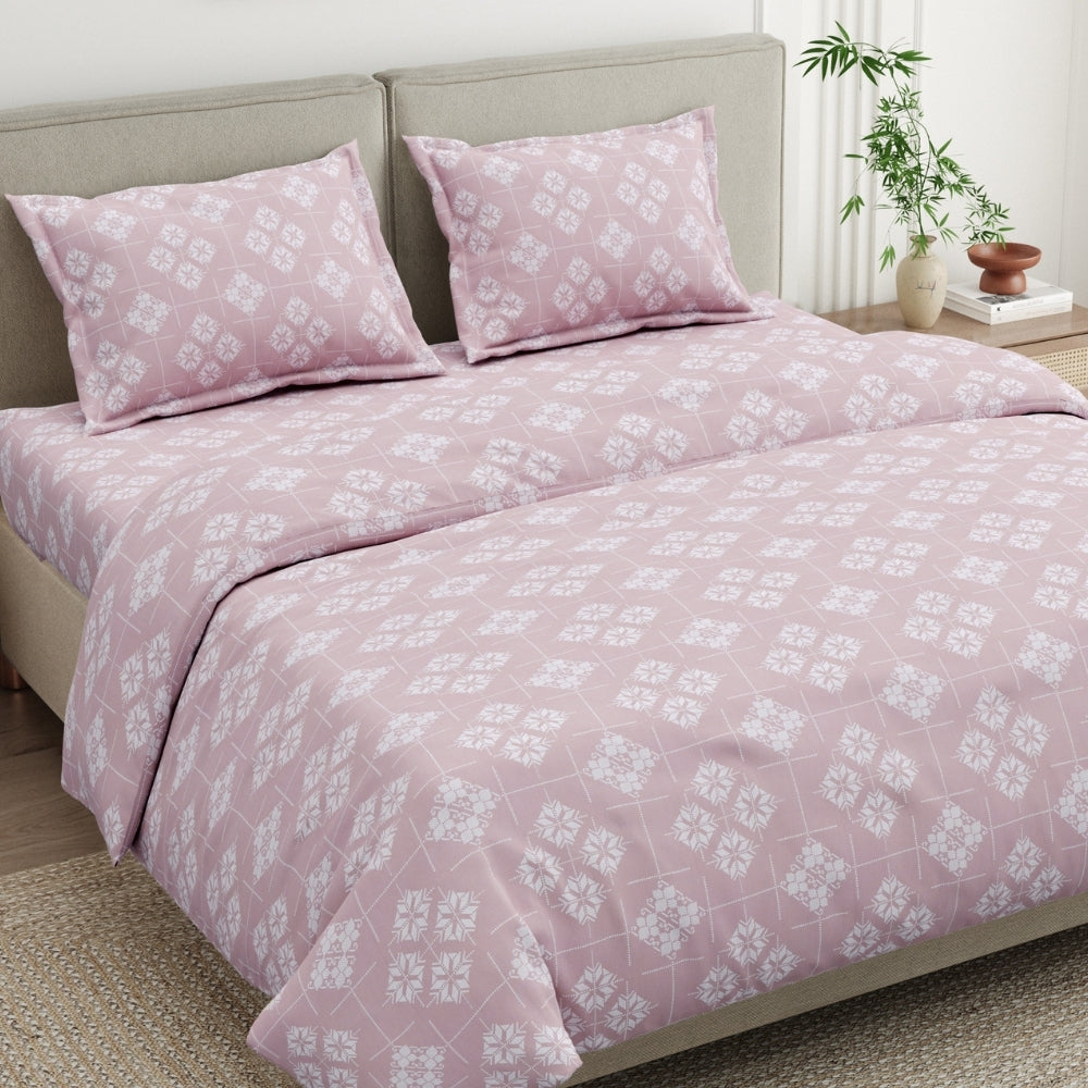 Opal Harmony 100% Cotton King Size Bedsheet, 300 TC