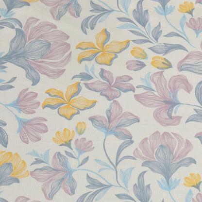 100% Combed Cotton 144 TC King Flat Bedsheet Lily Drift