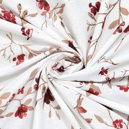SpringTide 100% Cotton Double Size Bedsheet, 144 TC