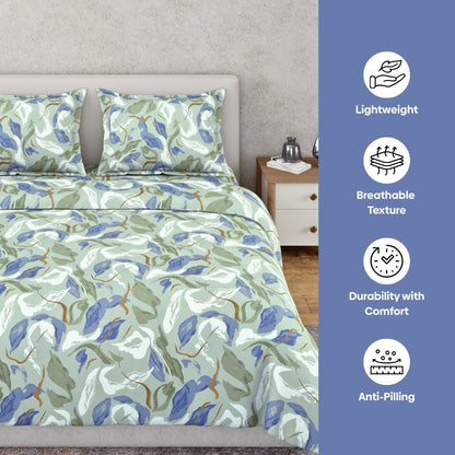 Ring Spun 100% Cotton Bedsheet- Isle Mirage