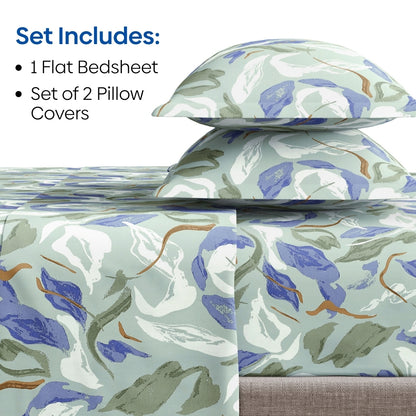 Ring Spun 100% Cotton Bedsheet- Isle Mirage