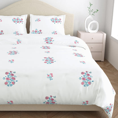 Combed Cotton Double Bedsheet Festive Harmony, 186 TC