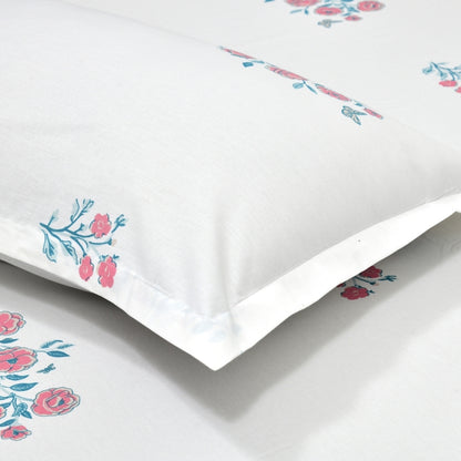 Combed Cotton Double Bedsheet Festive Harmony, 186 TC