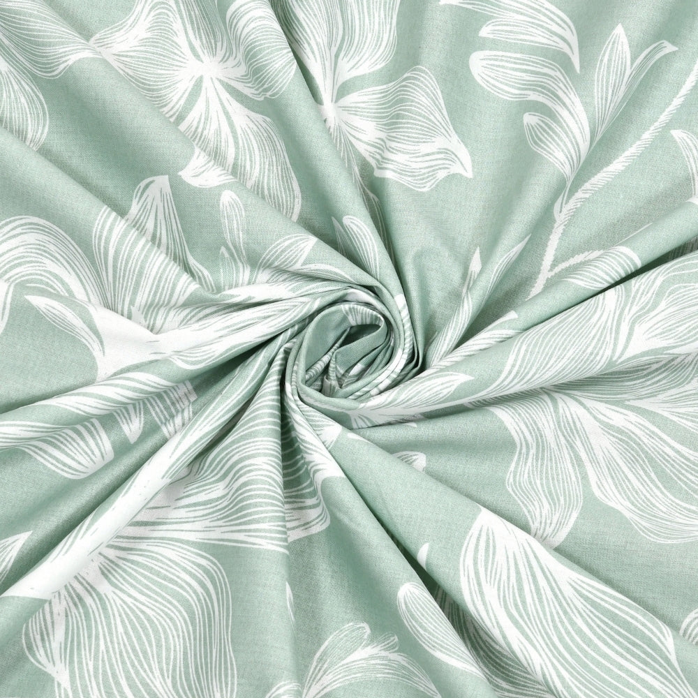 Combed Cotton Double Bedsheet Garden of Memories, 186 TC