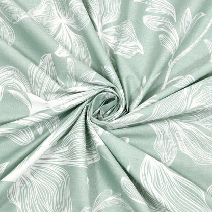 Combed Cotton Double Bedsheet Garden of Memories, 186 TC