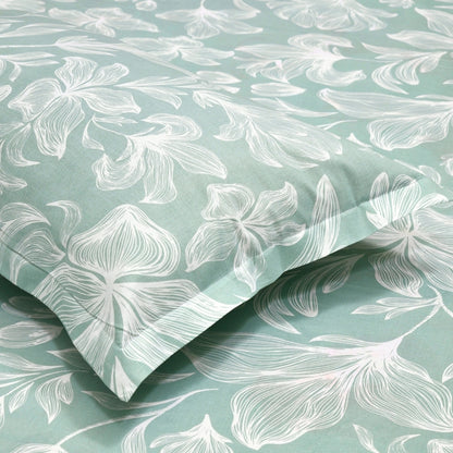 Combed Cotton Double Bedsheet Garden of Memories, 186 TC
