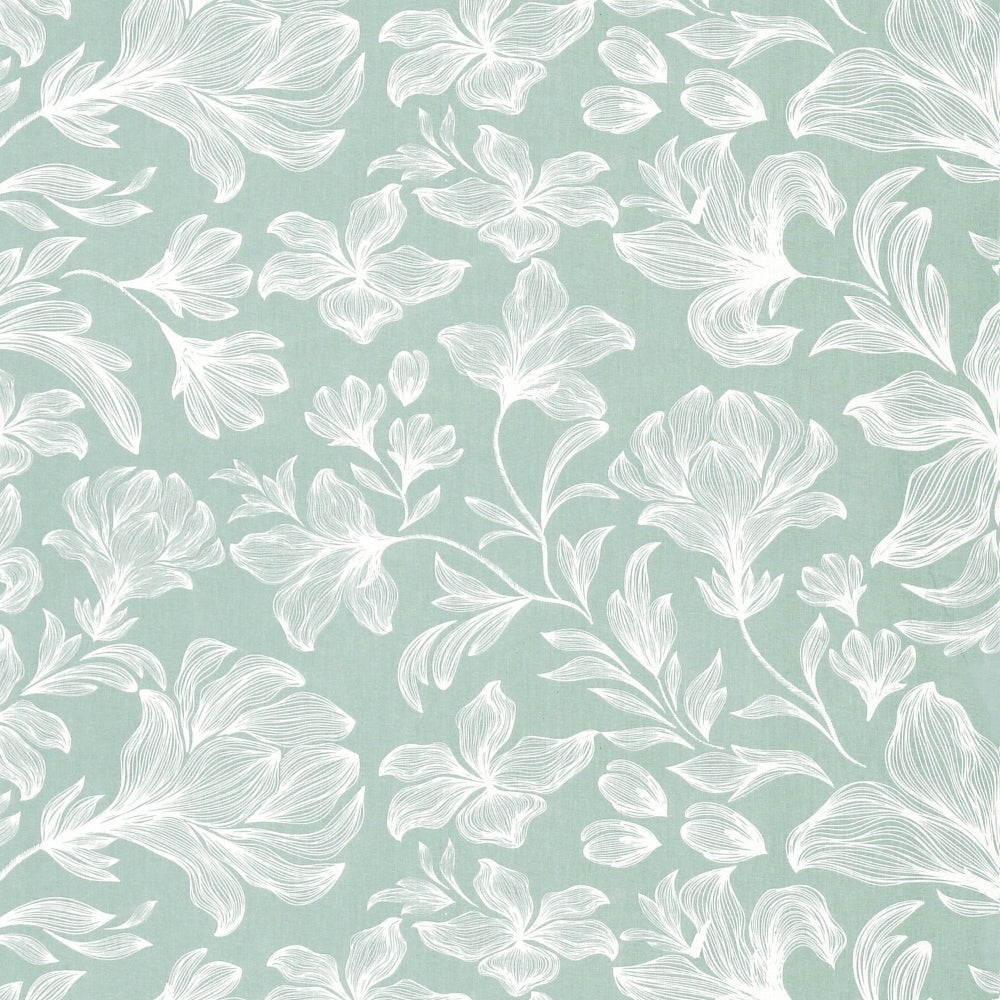 Combed Cotton Double Bedsheet Garden of Memories, 186 TC