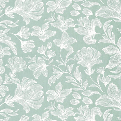 Combed Cotton Double Bedsheet Garden of Memories, 186 TC