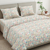 Blossom Legacy Combed Cotton King Bedsheet, 186 TC