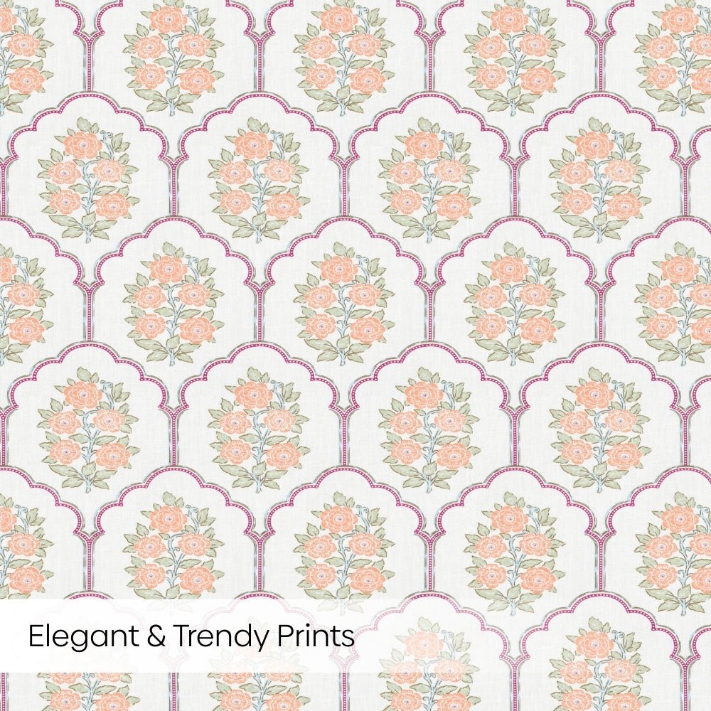 Heritage Blossom Combed Cotton King Bedsheet, 186 TC - Bedsheets | haus & kinder