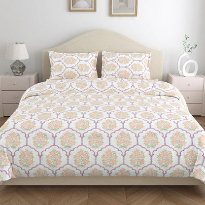 Combed Cotton King Bedsheet Heritage Blossom, 186 TC