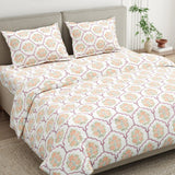 Heritage Blossom Combed Cotton King Bedsheet, 186 TC - Bedsheets | haus & kinder