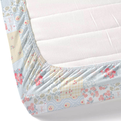 Combed Cotton King Bedsheet Blooming Heritage, 186 TC