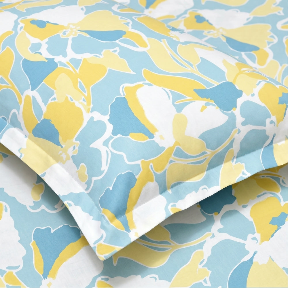 Summer Mirage 100% Cotton King Flat Bedsheet, 186 TC