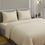 Organic Cotton Bedsheet - Vanilla Dawn 300 TC Percale