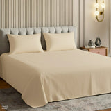 Luxury 300 TC Sateen 100% Cotton Bedsheet, Timeless Pearl