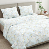 Tropical Bird, 100% Cotton King Fitted Bedsheet, 144 TC - Bedsheets | haus & kinder