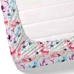 300 TC Satin Royale Bedsheet Floreal Mystique, Multicolor - King Size | haus & kinder