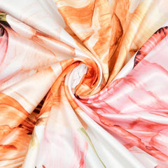 300 TC Satin Royale Bedsheet Seraphine Blossom, Multicolor - King Size | haus & kinder