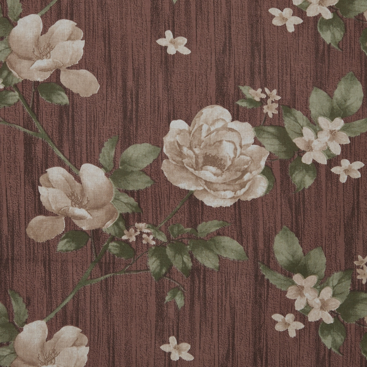 Rose Cascade 100% Cotton Double Flat Bedsheet,Mauve - 144 TC - Bedsheets | haus & kinder