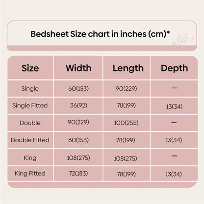 Plum 100% Cotton Bedsheet, 300 TC