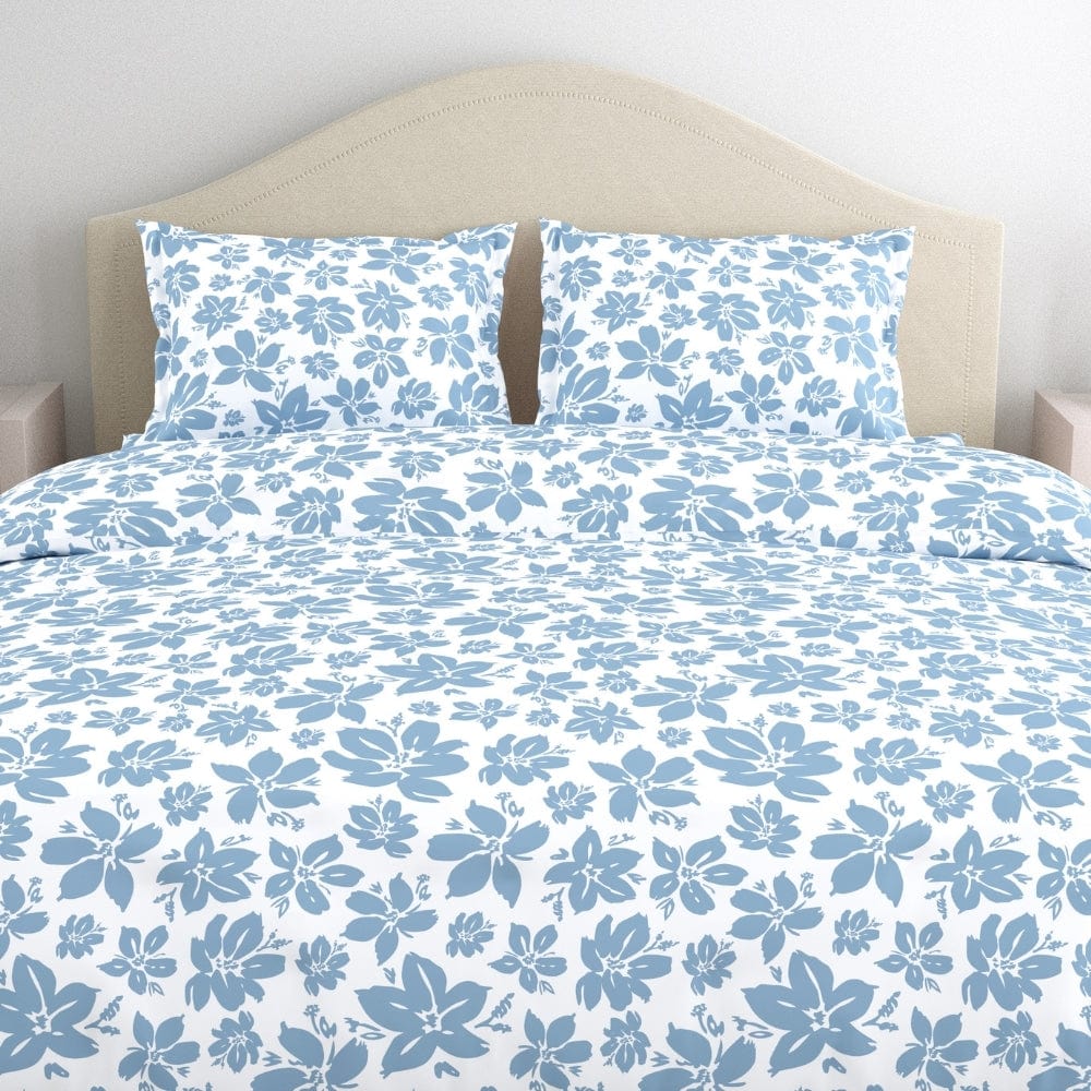 Bluebell Whisper 100% Cotton King Bedsheet, 144 TC
