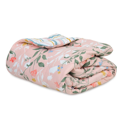 Microfibre Reversible Comforter, Blush Vineyard