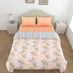 Microfibre Reversible Comforter, Blush Vineyard - Comforter | haus & kinder
