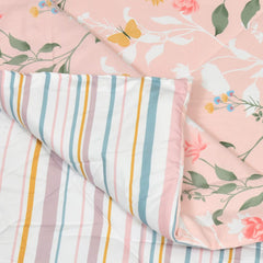 Microfibre Reversible Comforter, Blush Vineyard - Comforter | haus & kinder