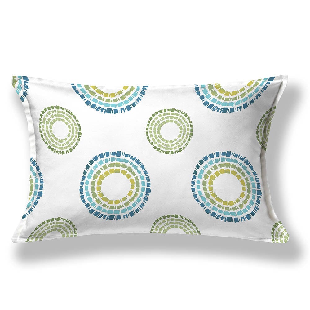 Radiant Circles 100% Cotton Double Fitted Bedsheet, 144 TC