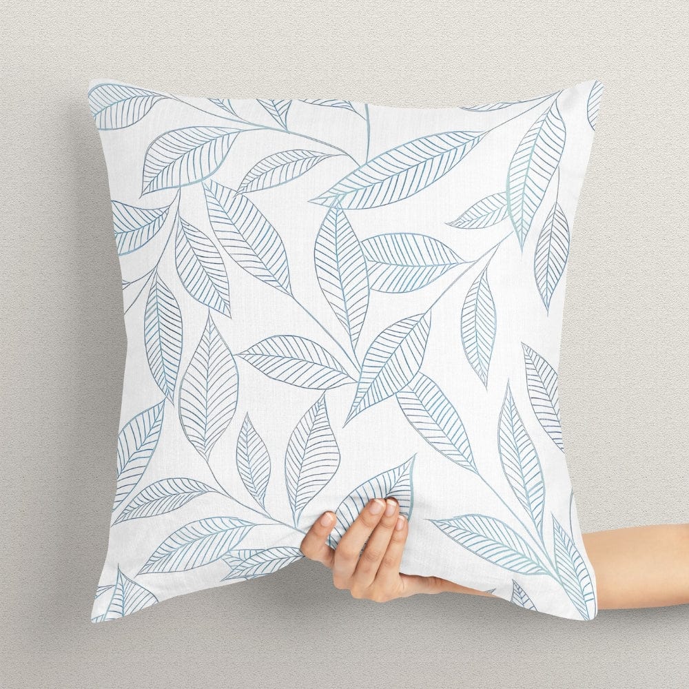 Line Art Blue Cushion Cover