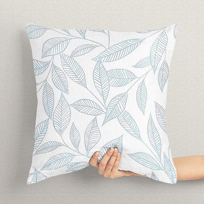 Line Art Blue Cushion Cover